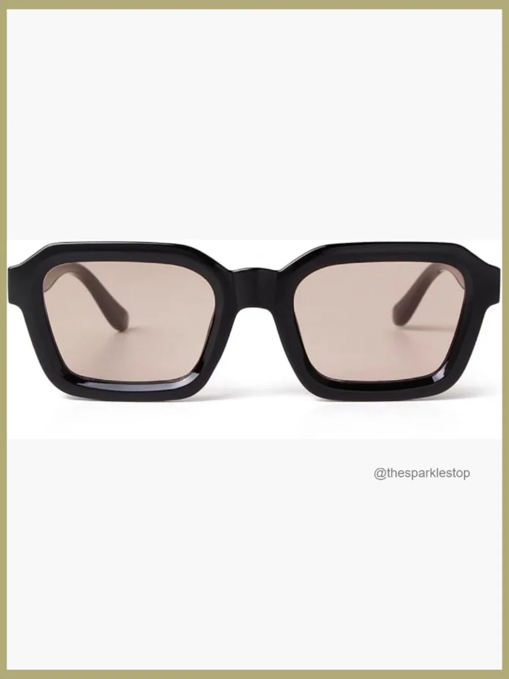 Unisex Designer Inspired Square Sunglasses UV400 Protection - Picture 1 of 5